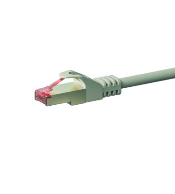 Kabel krosowy CAT6 S/FTP (PIMF) 0,50 m szary 