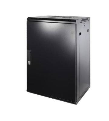 Szafka ścienna 18U z drzwiami metalowymi 600x450x900mm (szer. x gł. x wys.)