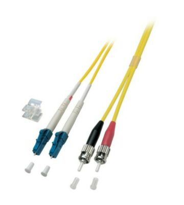 Kabel światłowodowy dupleksowy OS2 LC-ST 10m