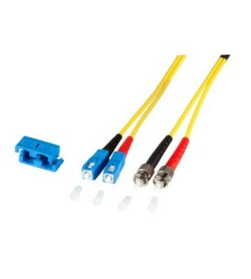 Kabel światłowodowy dupleksowy OS2 SC-ST 0,50m