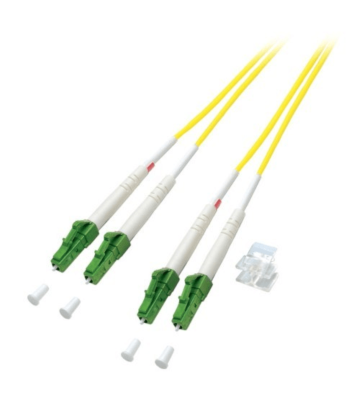 Kabel światłowodowy dupleksowy OS2 LC/APC-LC/APC 7,50m
