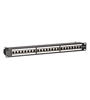 Panel krosowy CAT6a STP - 24 porty