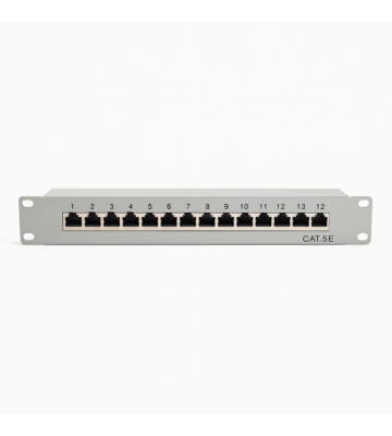 Panel krosowy STP Cat5 10 cali 12 portów