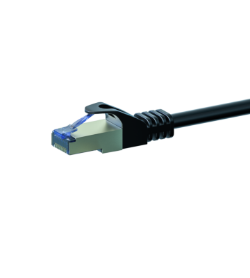 Kabel krosowy CAT6a S/FTP (PIMF) 2m czarny