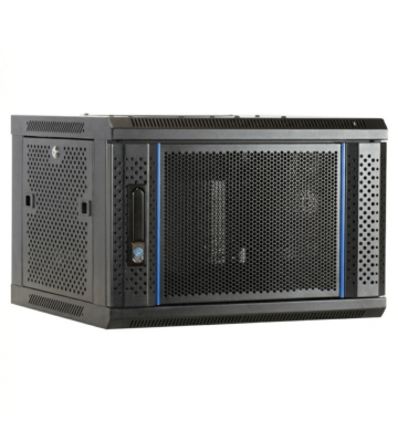 Szafka ścienna 6U z drzwiami perforowanymi 600x450x368mm