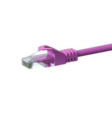 Kabel krosowy UTP CAT6 2m różowy - CCA