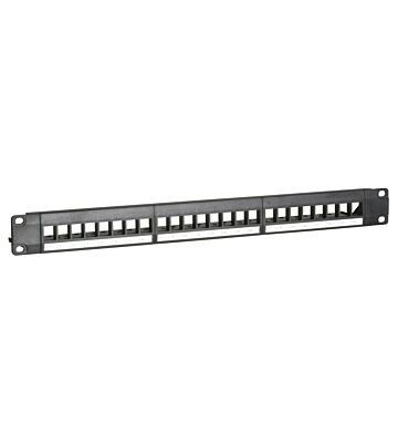 Panel krosowy UTP do keystone'ów - 24 porty