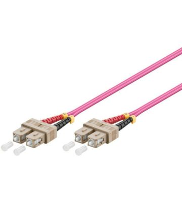 Kabel światłowodowy SC-SC OM4 1m