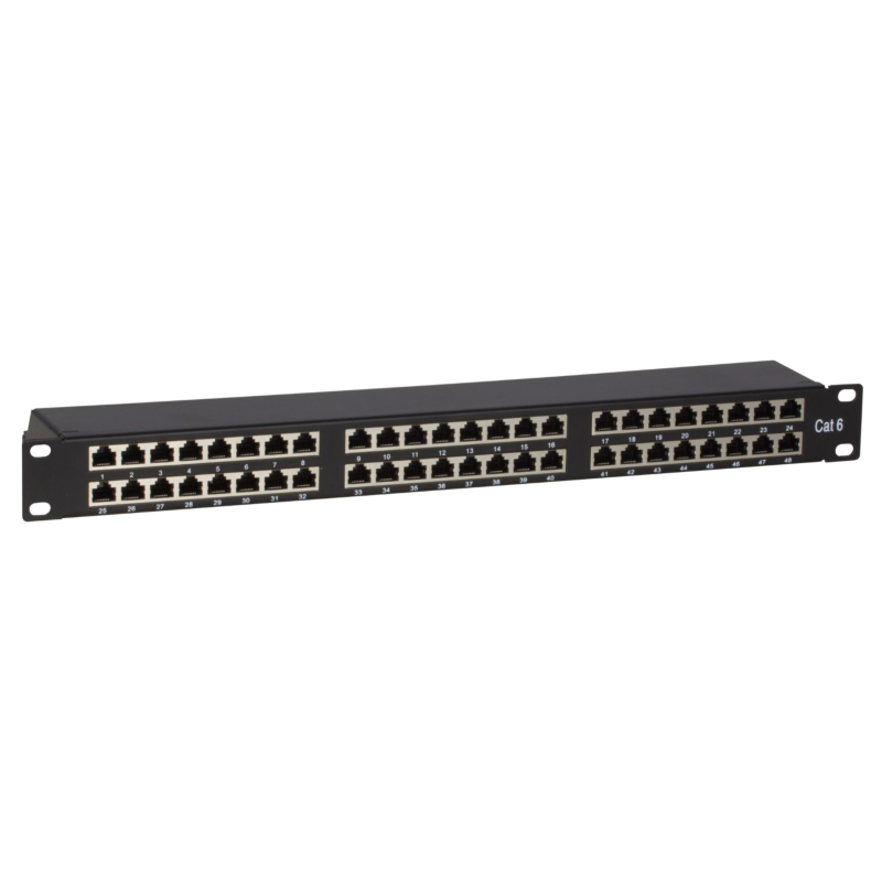 Panel krosowy FTP CAT6 - 48 portów