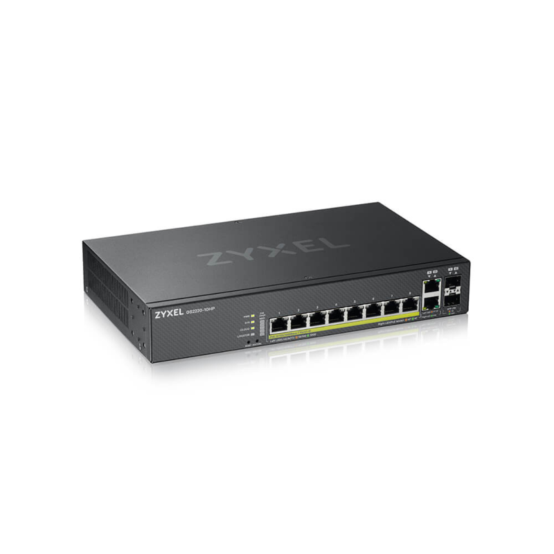Przełącznik zarządzalny Zyxel GS2220 10-portowy PoE+