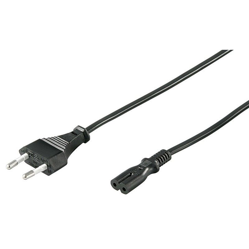 Kabel zasilający wtyczka euro do C7 3m czarny