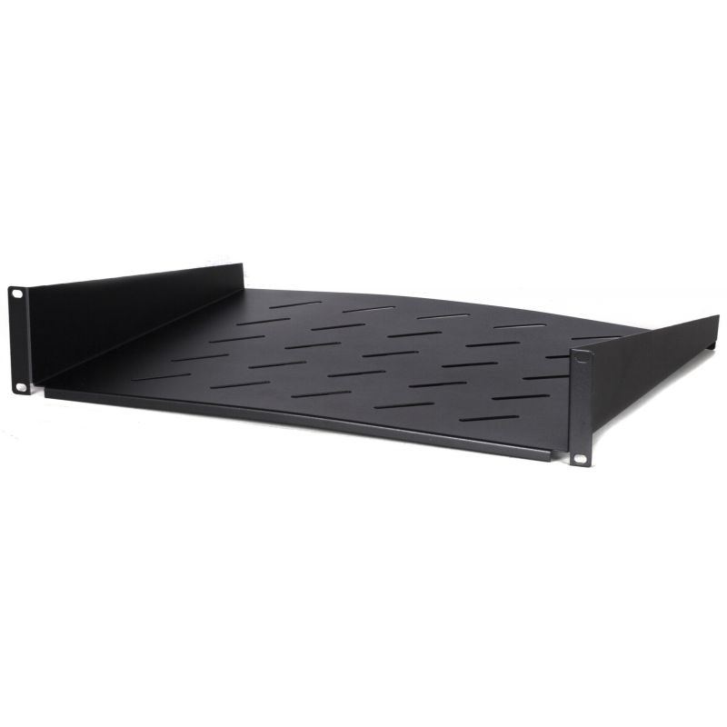 Półka 2U do szafek ściennych o głębokości 600 mm - głębokość 400 mm (maks. 12 kg)