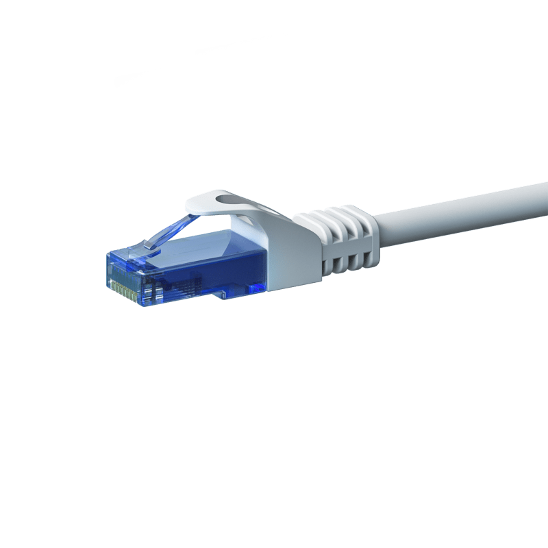 Kabel krosowy UTP CAT6a 5m biały - 100% miedź