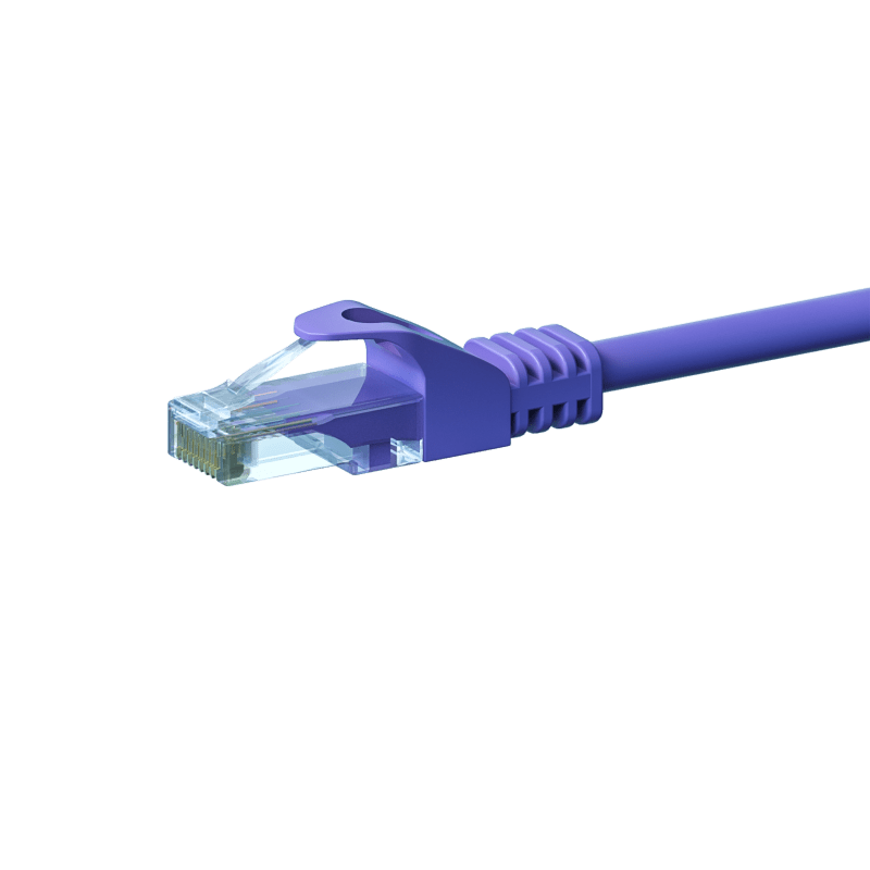 Kabel krosowy UTP CAT6 5m fioletowy - CCA