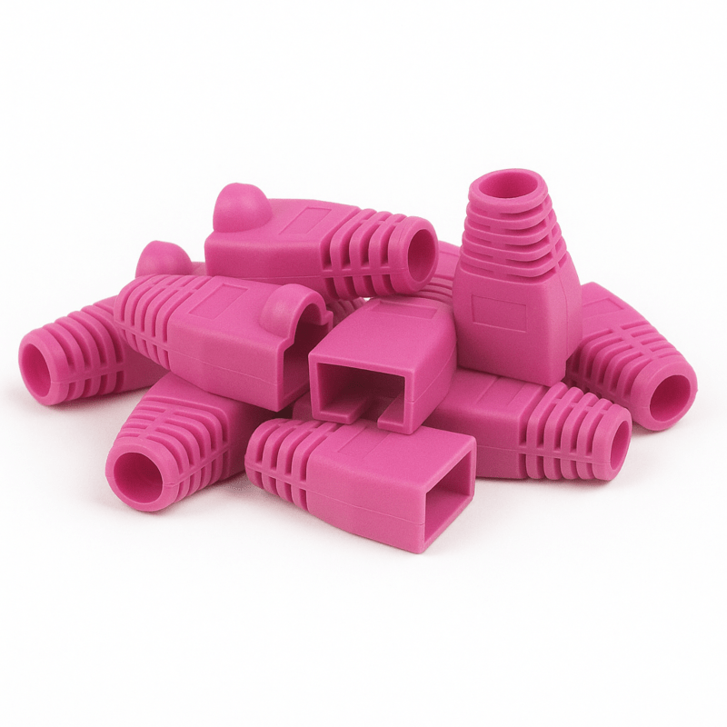 Przepustka DANICOM RJ45 Różowa - 10 sztuk