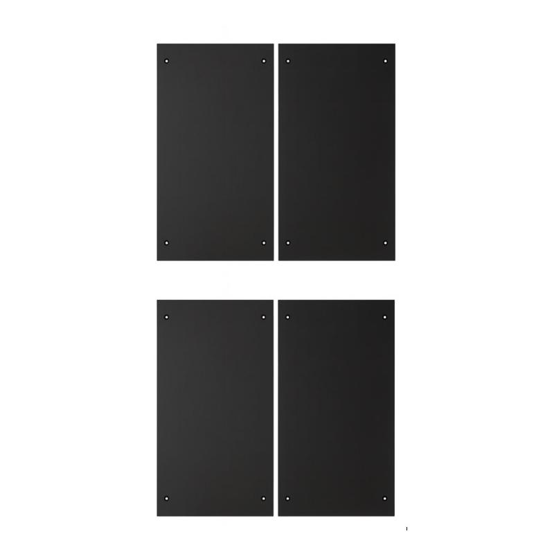 Datacenter set zijpanelen voor 52U kasten, 1000mm diep