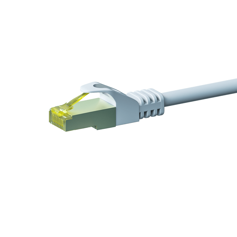 Kabel krosowy Cat7 S/FTP (PIMF) 5m biały