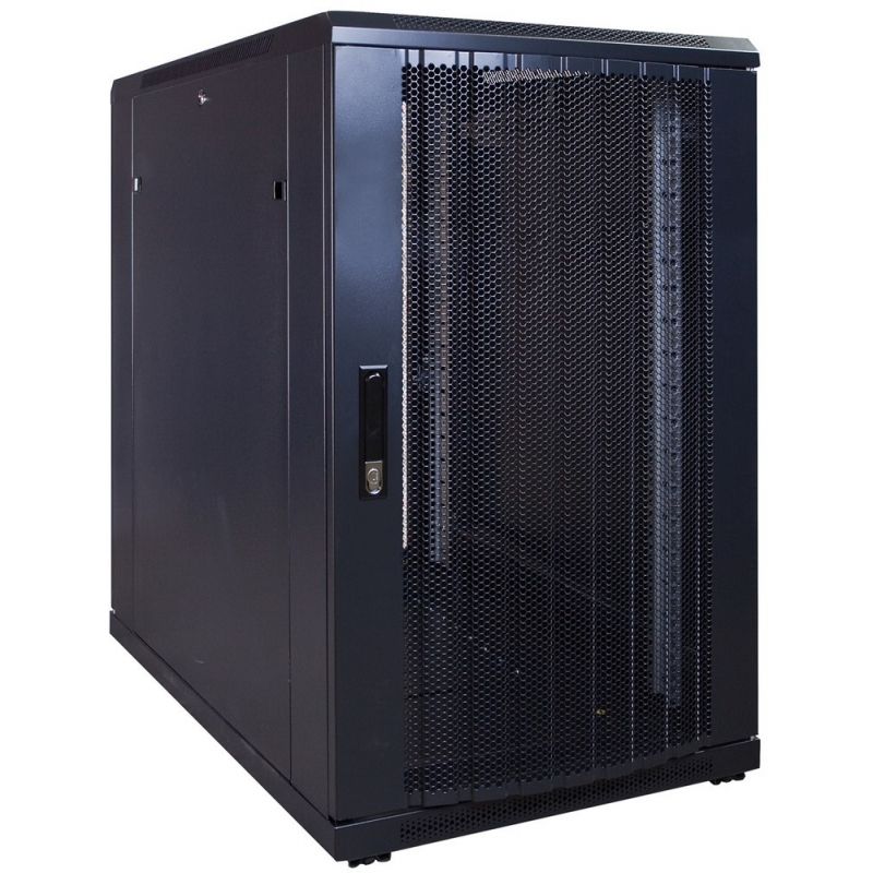 Szafa serwerowa 18U z drzwiami perforowanymi 600x1000x1000mm (szer. x gł. x wys.)