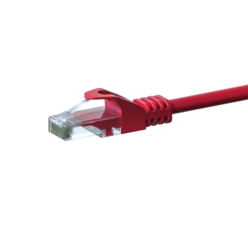 Kabel krosowy UTP CAT6 5m czerwony - CCA