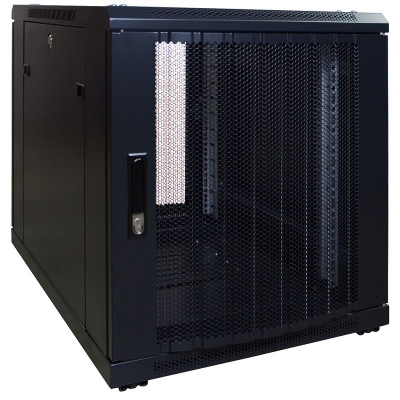 Mini szafa serwerowa 12U z drzwiami perforowanymi 600x800x720mm (szer. x gł. x wys.)