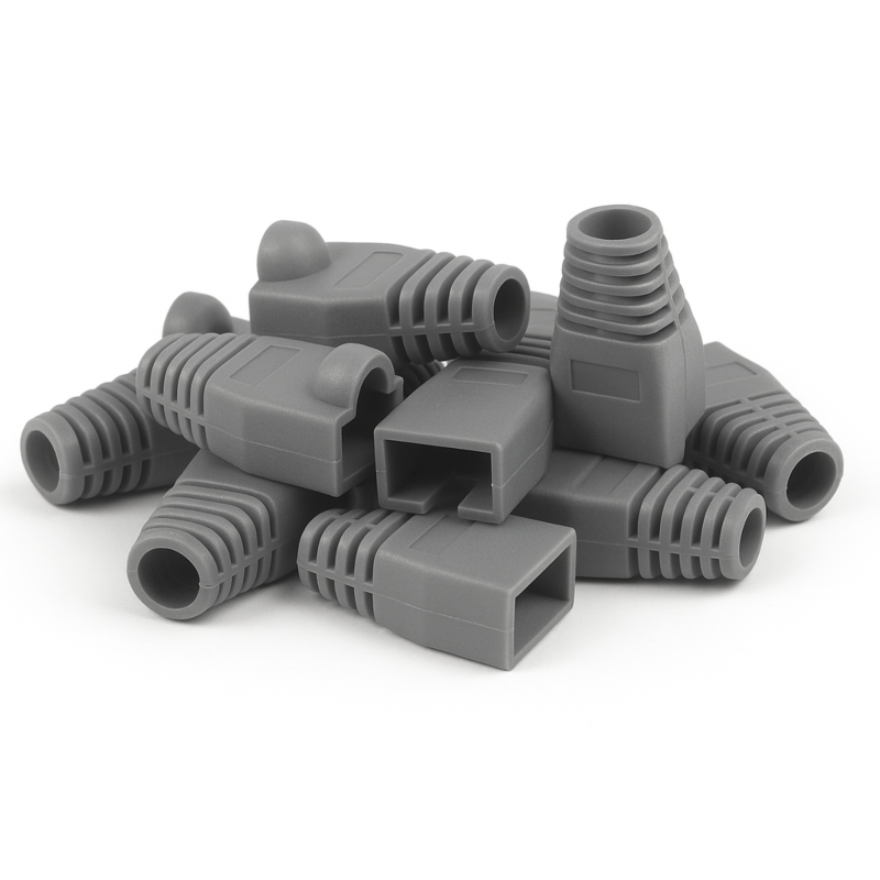 Dźwigar kablowy DANICOM RJ45 szary - 10 sztuk