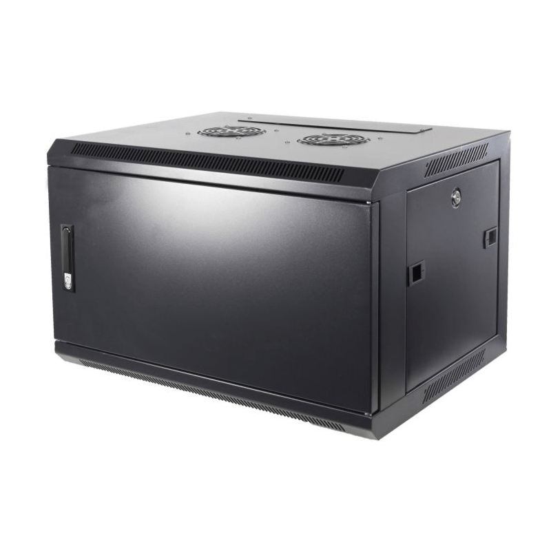 Szafka ścienna 4U z drzwiami metalowymi 600x600x280mm (szer. x gł. x wys.)
