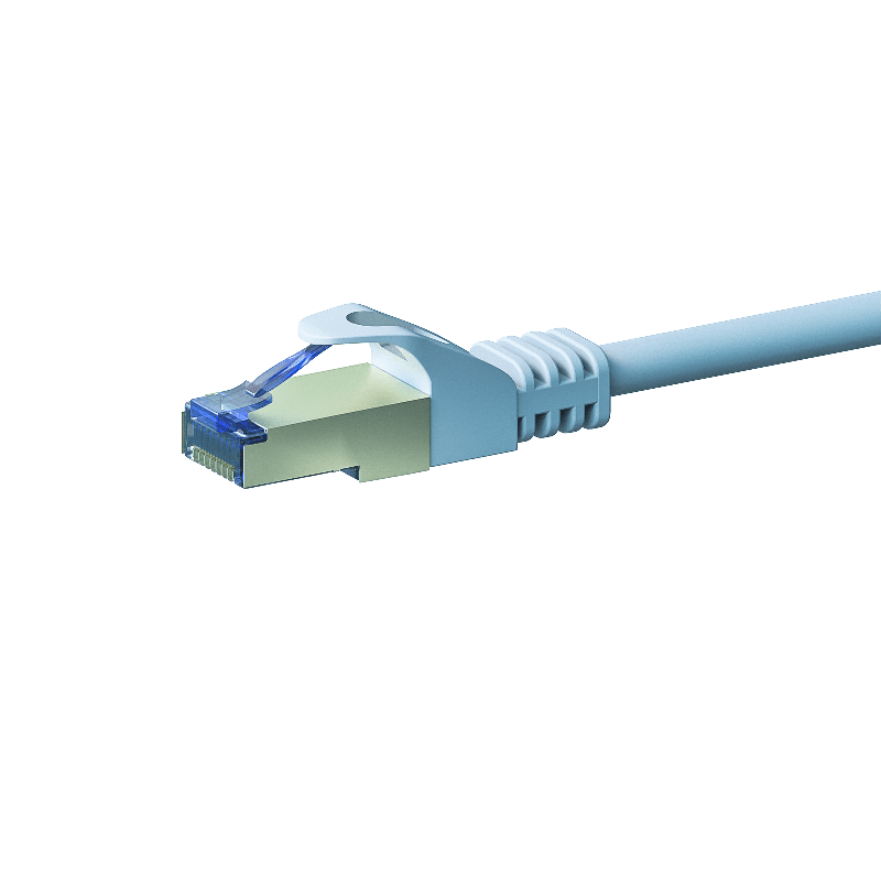 Kabel krosowy CAT6a S/FTP (PIMF) 3m biały