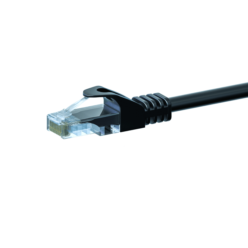 Kabel krosowy UTP CAT5e 7,50 m czarny - CCA