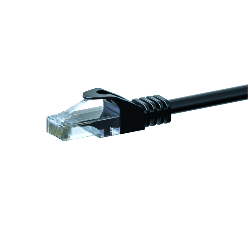 Kabel krosowy UTP CAT6 7,50 m czarny - CCA