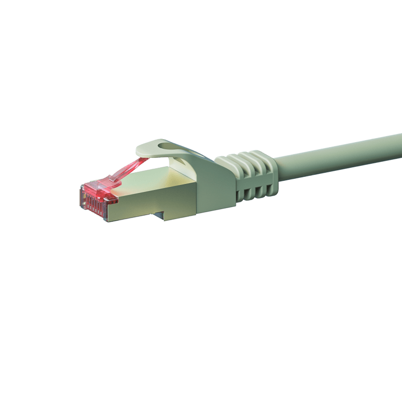 Kabel krosowy CAT6 S/FTP (PIMF) 1m szary