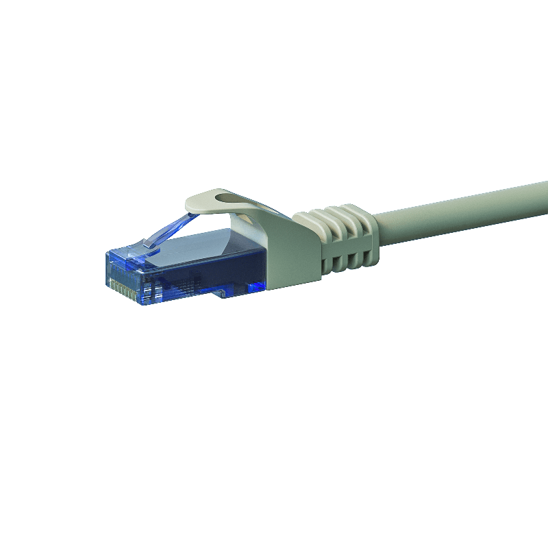 Kabel krosowy UTP CAT6a 20m szary - 100% miedź