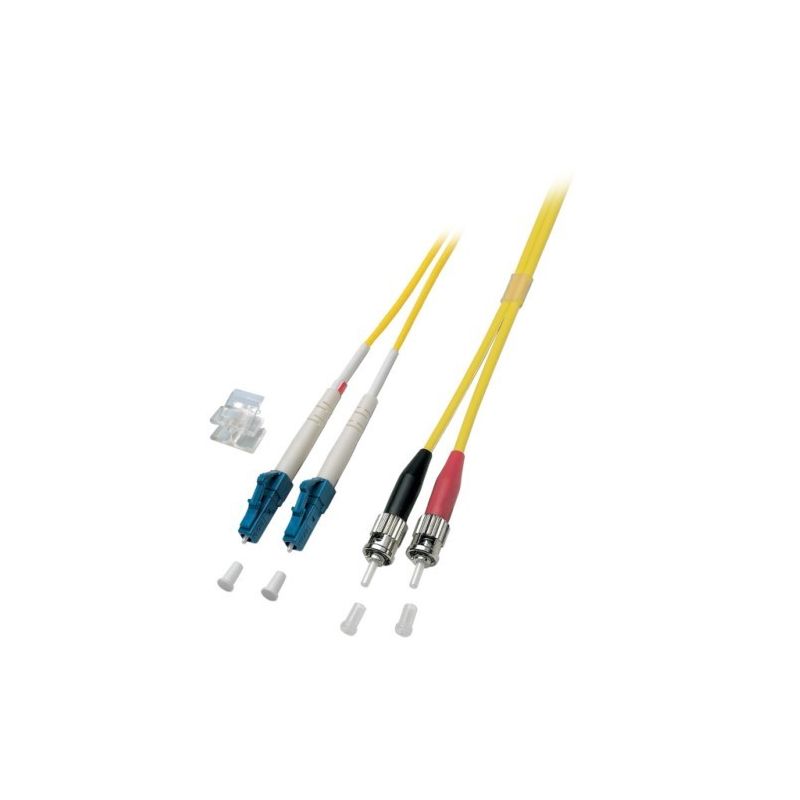 Kabel światłowodowy dupleksowy OS2 LC-ST 0,50m