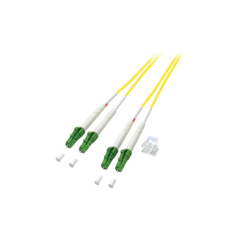 Kabel światłowodowy dupleksowy OS2 LC/APC-LC/APC 7,50m