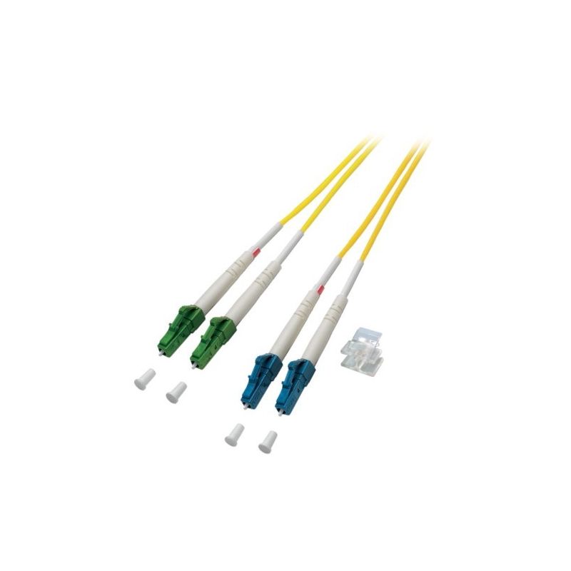 Kabel światłowodowy dupleksowy OS2 LC/APC-LC 7,50m