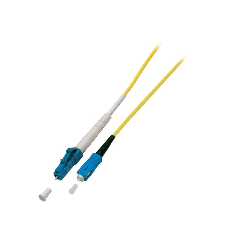 Kabel światłowodowy OS2 simplex LC-SC 15m