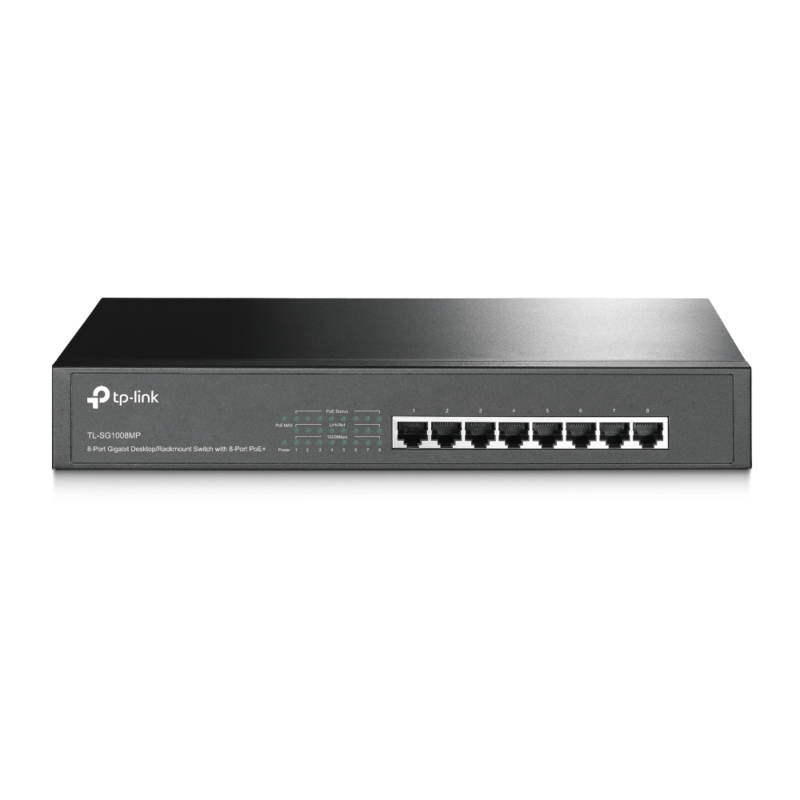 TP-Link 8-portowy niezarządzalny przełącznik PoE SG1008MP