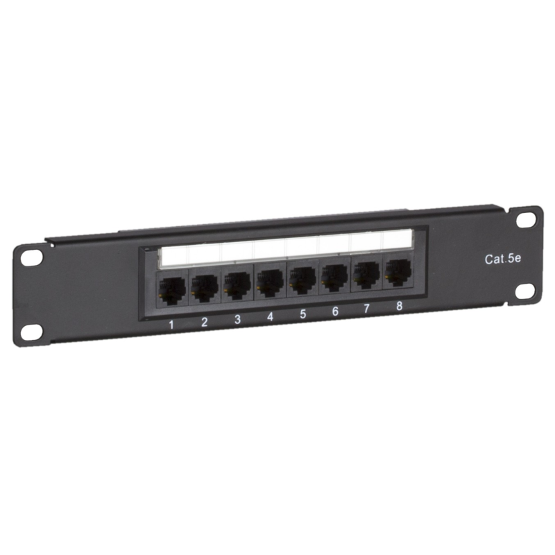 10-calowy panel krosowy UTP CAT5e - 8 portów
