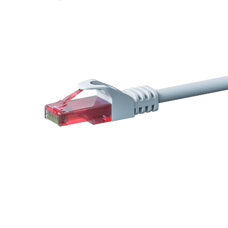 Kabel krosowy UTP CAT6 15m biały - 100% miedź