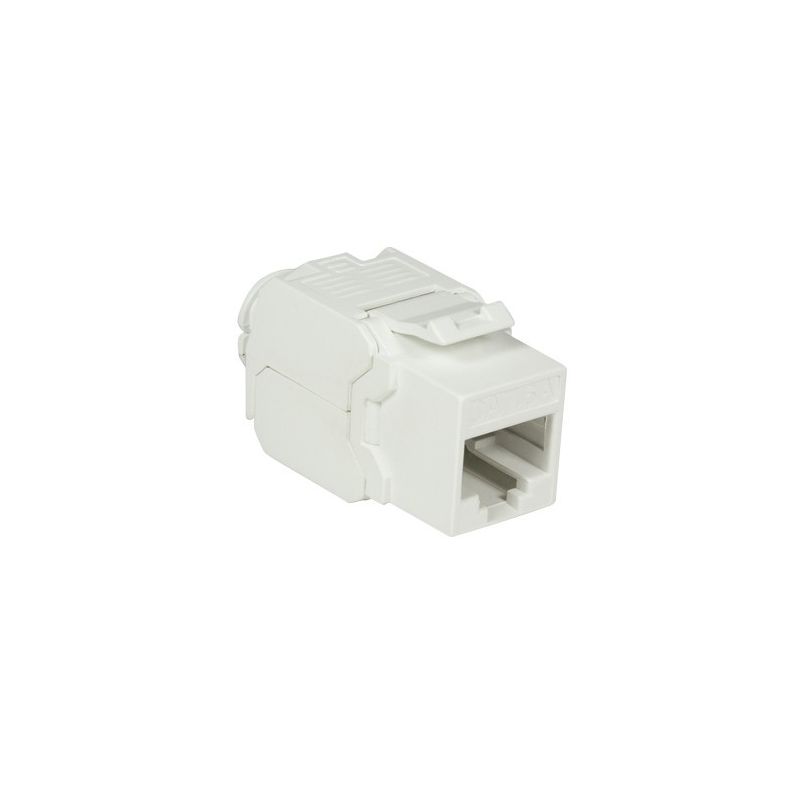 Złącze Keystone CAT6a UTP - beznarzędziowe - białe