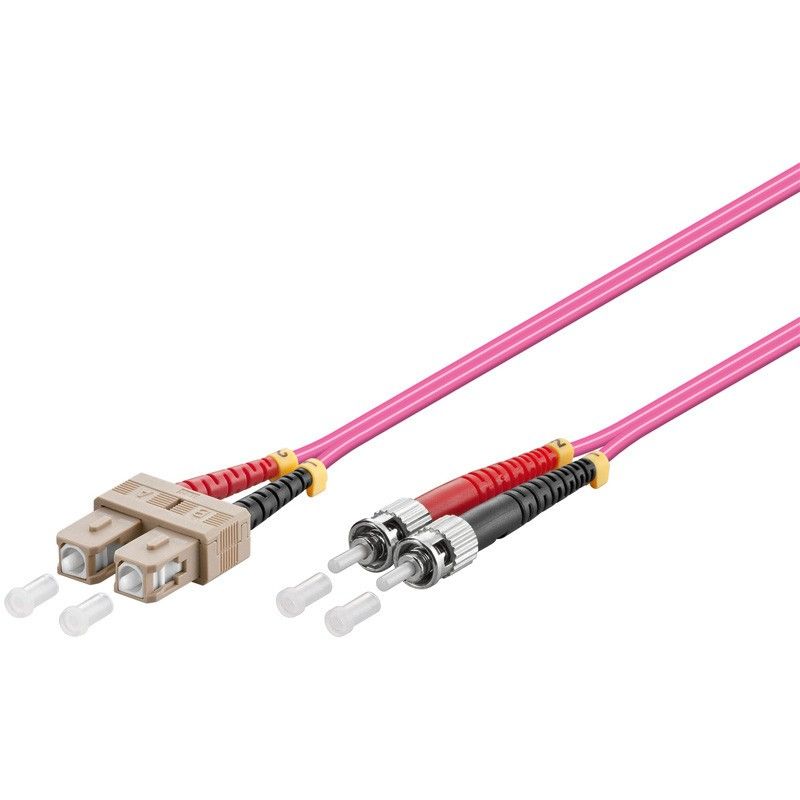 Kabel światłowodowy SC-ST OM4 1m