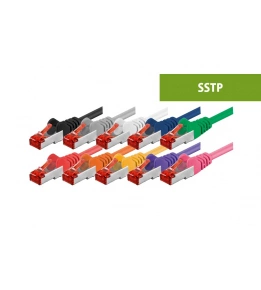 Kable krosowe Cat6 S/FTP - 100% miedź